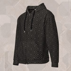 Ancestral Algonquin Visionary Art Zip Hoodie