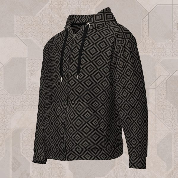 Ancestral Algonquin Visionary Art Zip Hoodie