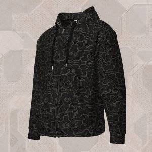 Ancestral Kene Visionary Art Zip Hoodie