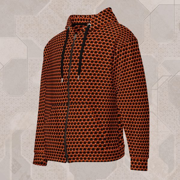 Prism Topaz Visionary Art Zip Hoodie