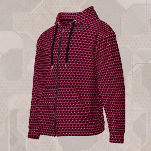 Prism Ruby Visionary Art Zip Hoodie