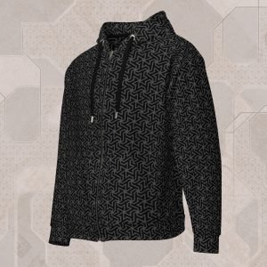 Frequencies Resonate Visionary Art Zip Hoodie