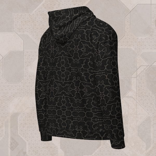 Ancestral Kene Visionary Art Zip Hoodie - Image 2