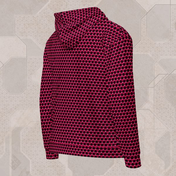 Prism Ruby Visionary Art Zip Hoodie - Image 2