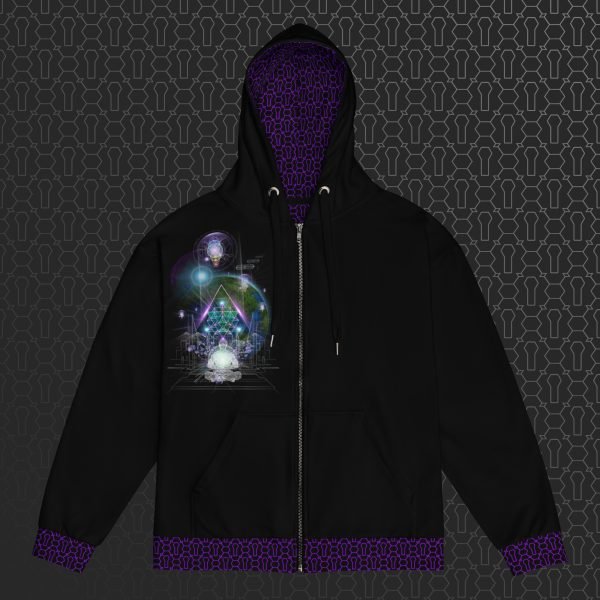 Arcturus Visionary Art Graphic Zip Hoodie - Image 6