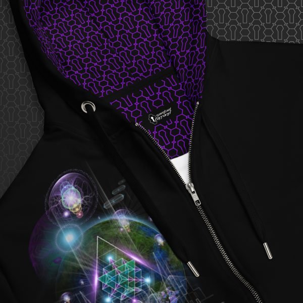 Arcturus Visionary Art Graphic Zip Hoodie - Image 3