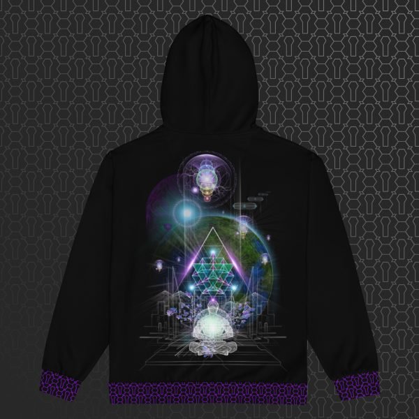 Arcturus Visionary Art Graphic Zip Hoodie - Image 4
