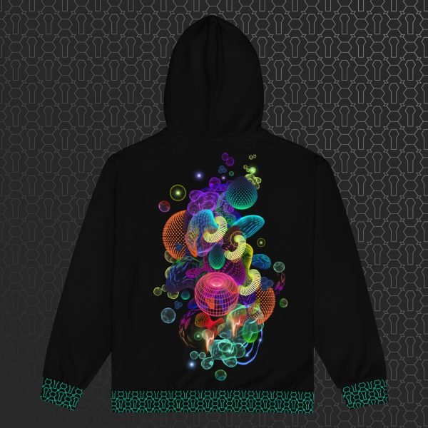 Anti-Gravity Visionary Art Graphic Zip Hoodie - Image 6