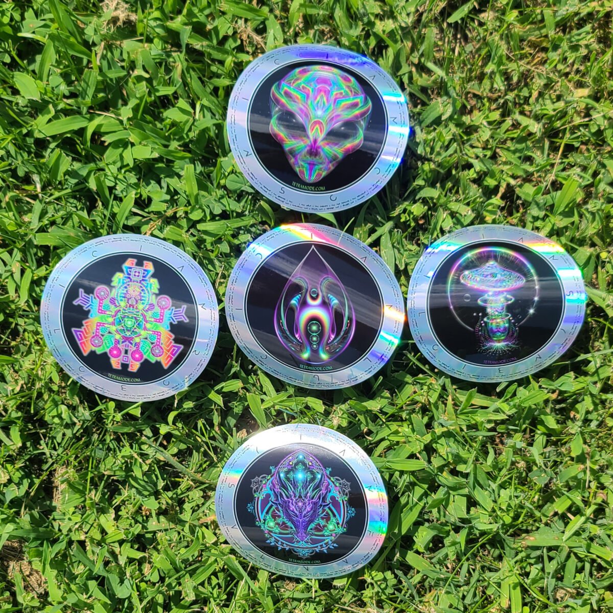 🔴SOLD OUT! September 2025 Holographic Sticker Set (All 5)