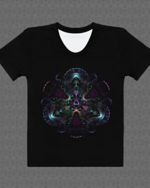 Cerebral Nexus | Psychedelic Visionary Art Women's Graphic T-Shirt