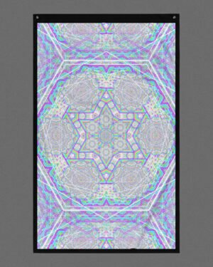 Enon (Close-Up) Visionary Art Tapestry