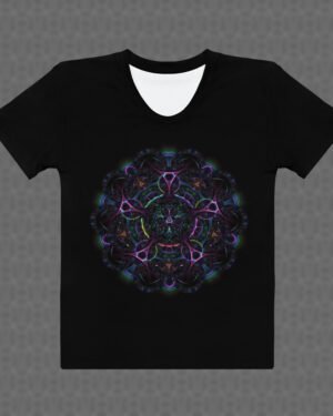 Synaptic Bloom | Psychedelic Visionary Art Women's Graphic T-Shirt