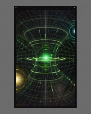 Continuity (Close-Up) Visionary Art Tapestry