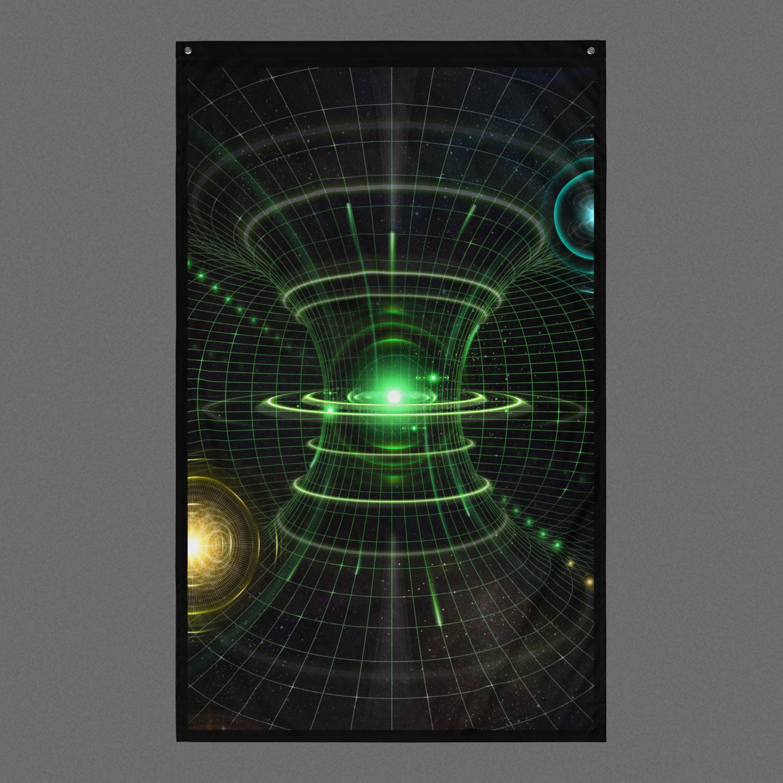 Continuity (Close-Up) Visionary Art Tapestry