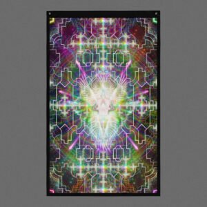 Eclipse (Close-Up) Visionary Art Tapestry
