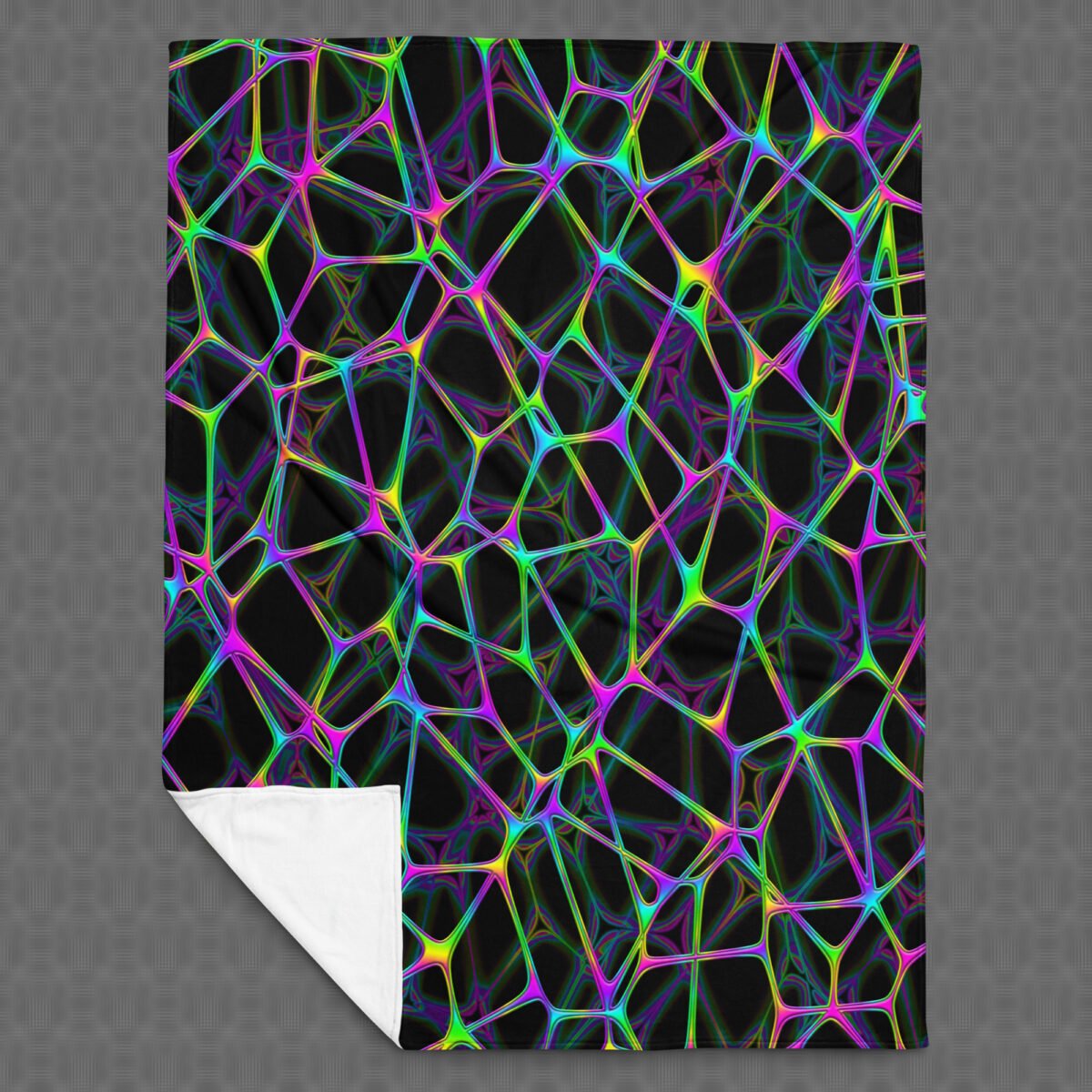 Psynet | Psychedelic Visionary Art Plush Blanket