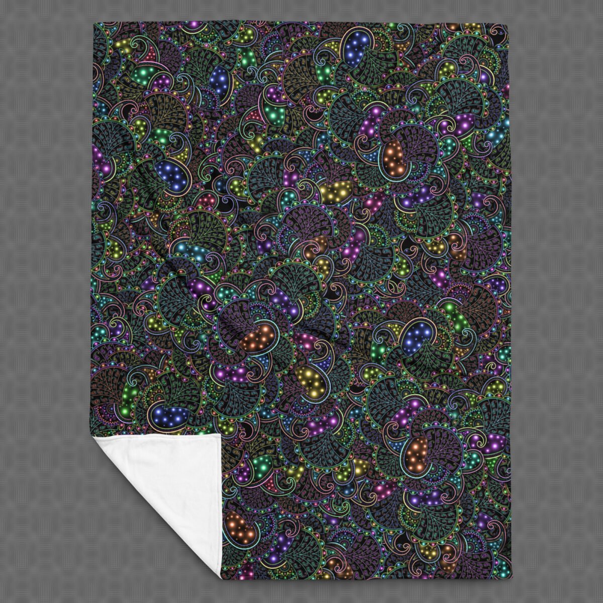 Neopaisley | Psychedelic Visionary Art Plush Blanket