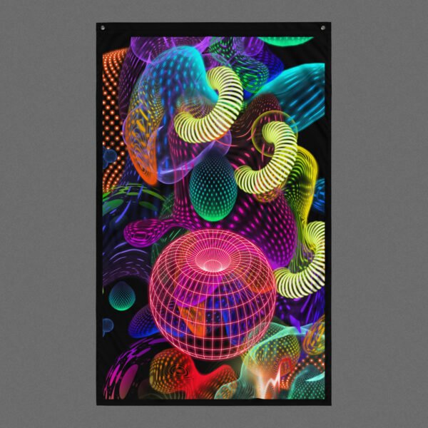 Anti-Gravity (Close-Up) Visionary Art Tapestry