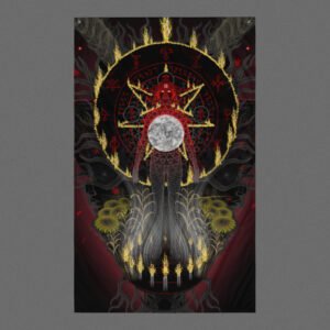 Samhain (Close-Up) Visionary Art Tapestry