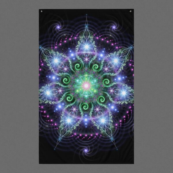 Soul Star (Close-Up) Visionary Art Tapestry