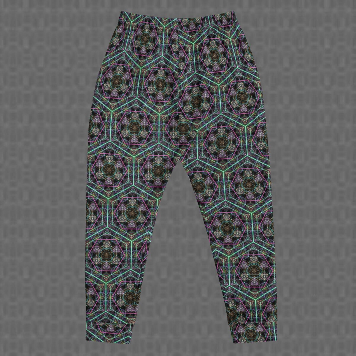 Hypergeometry | Psychedelic Visionary Art Men's Joggers