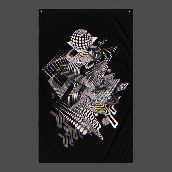 ⚡Only 25 Made! Dissolution (Full) UV/RGB Reactive Visionary Art Tapestry