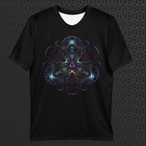 Cerebral Nexus Men’s Visionary Art Graphic Print T-Shirt