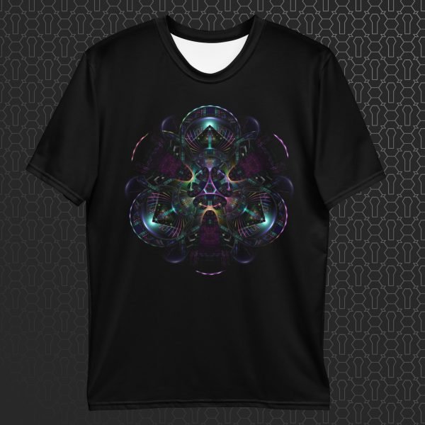 Cerebral Nexus Men’s Visionary Art Graphic Print T-Shirt