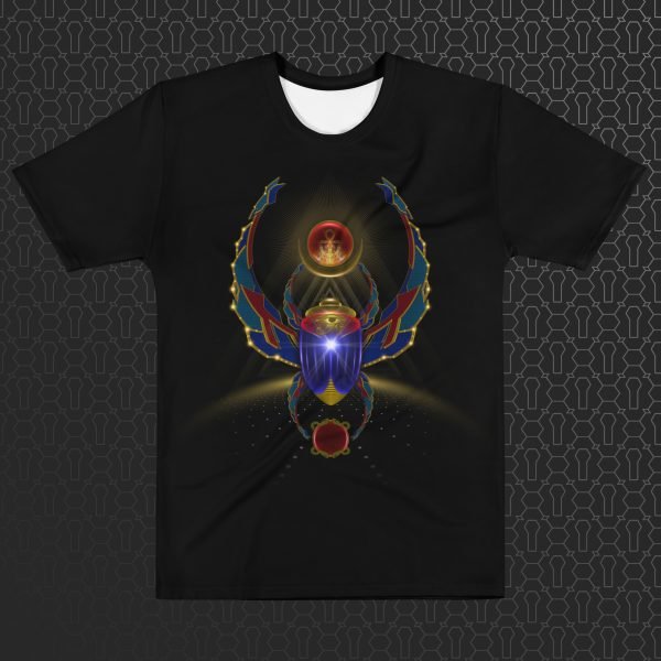 Khepera Men’s Visionary Art Graphic Print T-Shirt - Image 3