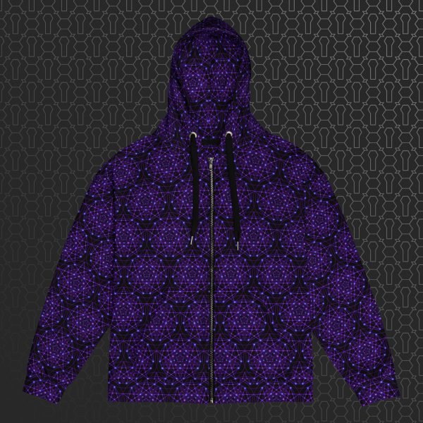 Enchant Trance Visionary Art Zip Hoodie - Image 5