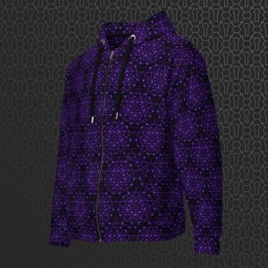 Enchant Trance Visionary Art Zip Hoodie