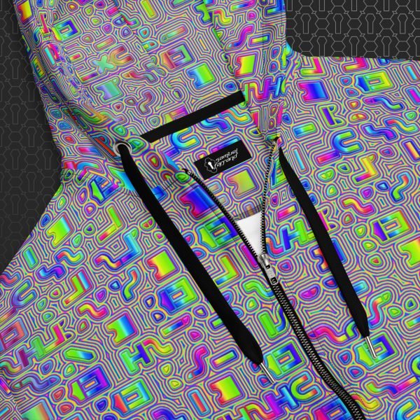 Psyliscious Visionary Art Zip Hoodie - Image 2
