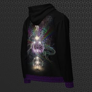 Satori Visionary Art Graphic Zip Hoodie