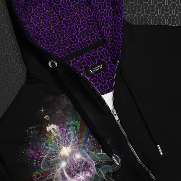 Satori Visionary Art Graphic Zip Hoodie - Image 4
