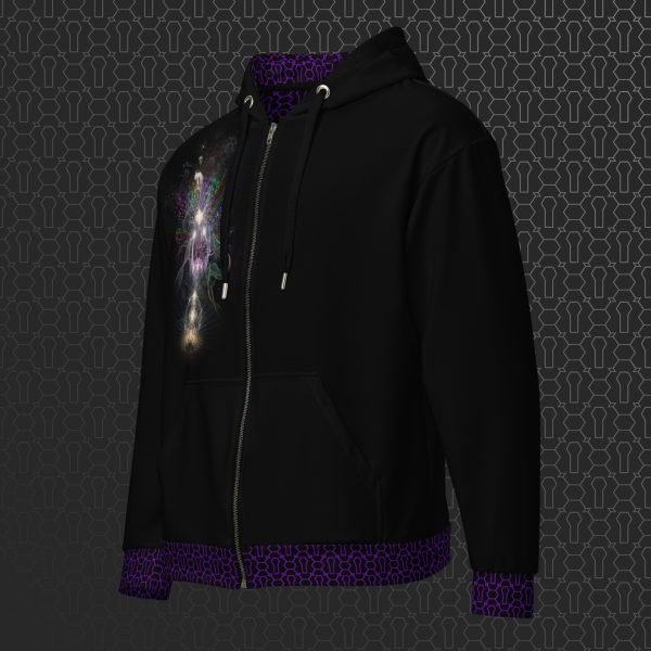 Satori Visionary Art Graphic Zip Hoodie - Image 3