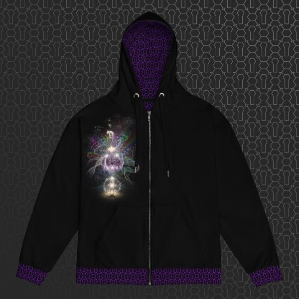Satori Visionary Art Graphic Zip Hoodie - Image 5