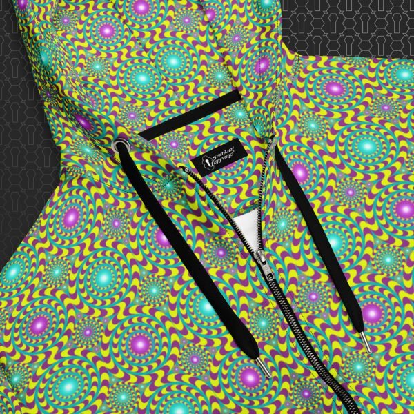 Trip Hazard Visionary Art Zip Hoodie - Image 2