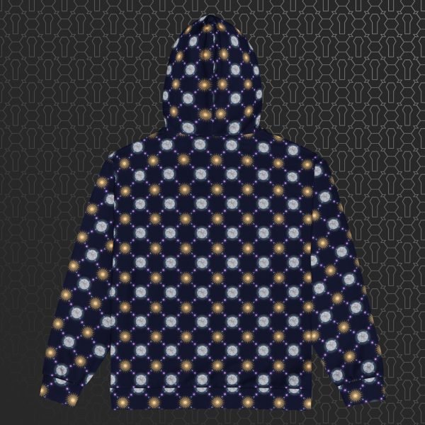 Celestial Bodies Visionary Art Zip Hoodie - Image 5