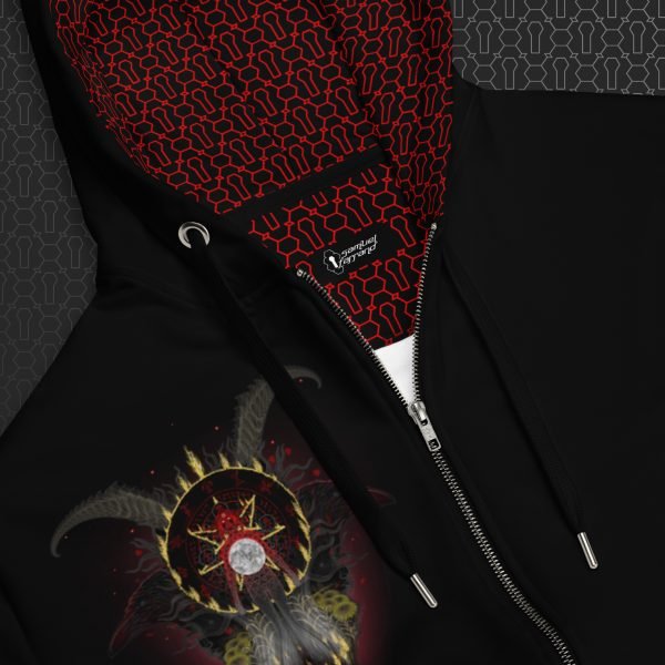 Samhain Visionary Art Graphic Zip Hoodie - Image 3