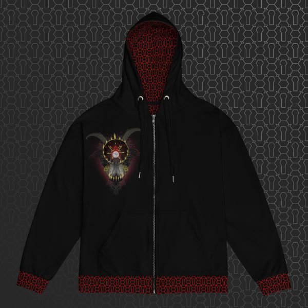 Samhain Visionary Art Graphic Zip Hoodie - Image 6