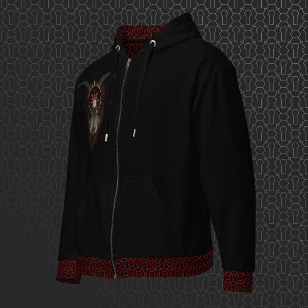 Samhain Visionary Art Graphic Zip Hoodie - Image 4
