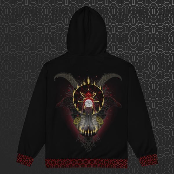 Samhain Visionary Art Graphic Zip Hoodie - Image 5