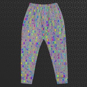 Psyliscious Eco-Conscious Visionary Art Joggers