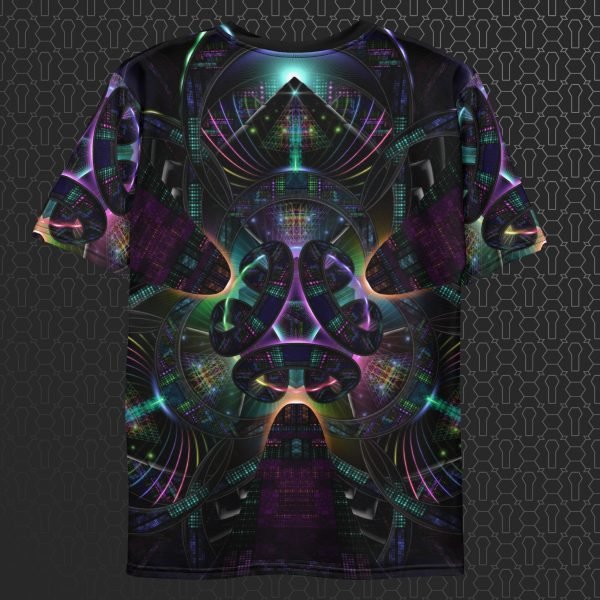 Cerebral Nexus Men’s Visionary Art All-Over Print T-Shirt - Image 4