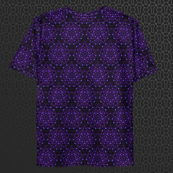 Enchant Trance Men’s Eco-Conscious Visionary Art T-Shirt - Image 2