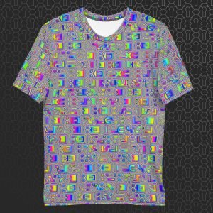 Psyliscious Men’s Eco-Conscious Visionary Art T-Shirt