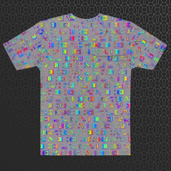 Psyliscious Men’s Eco-Conscious Visionary Art T-Shirt - Image 4