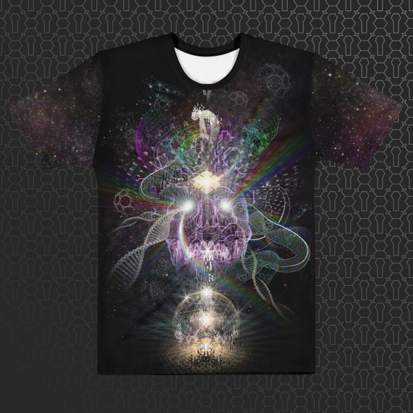 Satori Men’s Visionary Art All-Over Print T-Shirt - Image 3