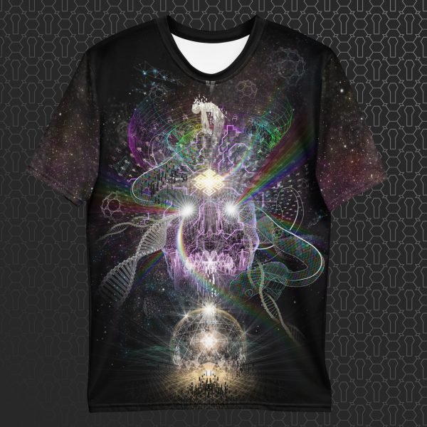 Satori Men’s Visionary Art All-Over Print T-Shirt