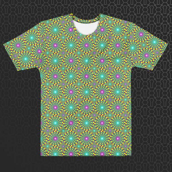 Trip Hazard Men’s Eco-Conscious Visionary Art T-Shirt - Image 3